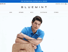 Tablet Screenshot of bluemint.com